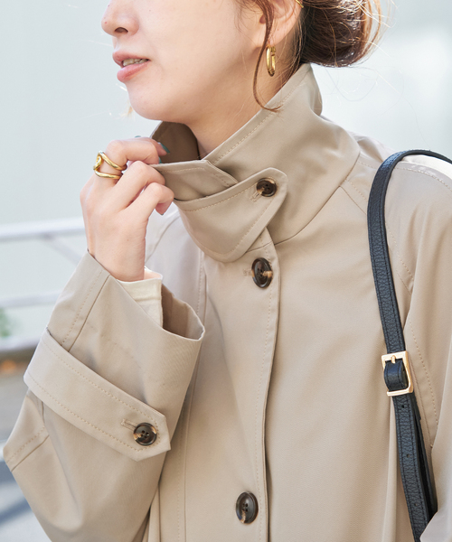【セール】2wayカラーコート（トレンチコート）｜B.C STOCK（ベーセーストック）