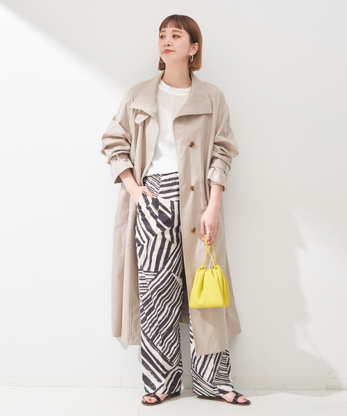 【セール】2wayカラーコート（トレンチコート）｜B.C STOCK（ベーセーストック）