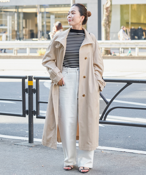 【セール】2wayカラーコート（トレンチコート）｜B.C STOCK（ベーセーストック）