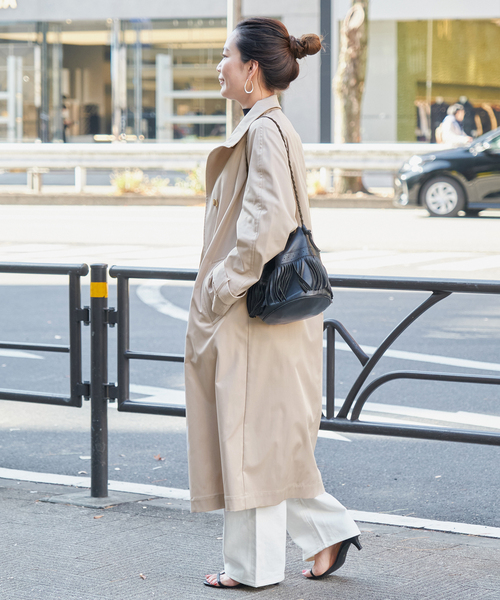 B.C STOCK（ベーセーストック）の「2wayカラーコート（トレンチコート・レディース・ベージュ系その他/ベージュ・FREE）」の12枚目の写真