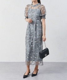 Thevon | 【オケージョン】アンティーク刺繍レースワンピース(ドレス)