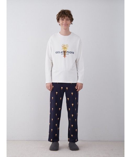 gelato pique（ジェラートピケ）の「【HOMME】レーヨンベアプリントT