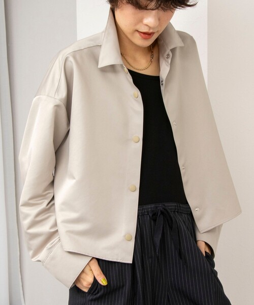 NOLLEY’S(ノーリーズ)の「プレミアムテレコアシメ2WAYタンクトップ(タンクトップ・レディース・ベージュ/ブラック/ホワイト・FREE)」の10枚目の写真