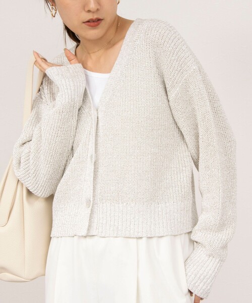 NOLLEY’S(ノーリーズ)の「プレミアムテレコアシメ2WAYタンクトップ(タンクトップ・レディース・ベージュ/ブラック/ホワイト・FREE)」の15枚目の写真