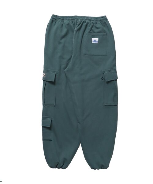 90s〜00s Utility カーゴパンツ ダークグレー 新色追加【SEQUENZ】 90s UTILITY CARGO SWEAT PANTS / ロゴ