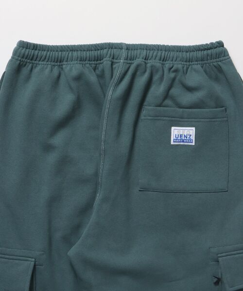 新色追加【SEQUENZ】 90s UTILITY CARGO SWEAT PANTS / ロゴ 刺繍