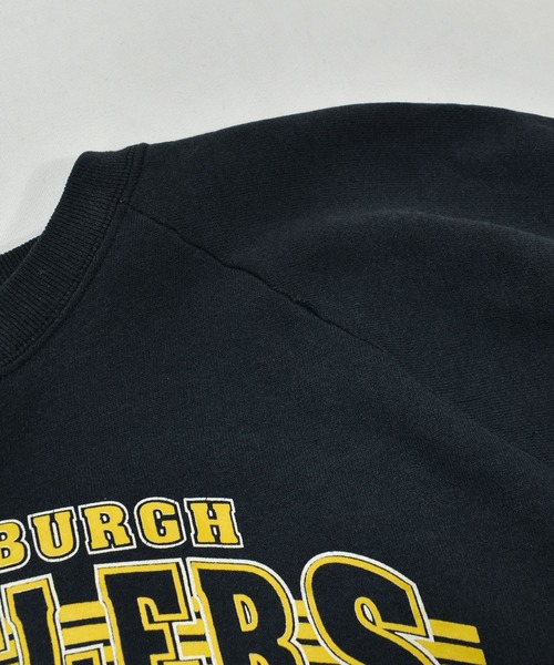 NBA/NFL/NHL/MLB（エヌビーエーエヌエフエルエヌエイチエルエムエルビー）の「【ヴィンテージ古着】90's NFL ”PITTSBURGH STEELERS” クルーネックスウェット USA製（スウェット・メンズ・ブラック・X-LARGE）」の9枚目の写真