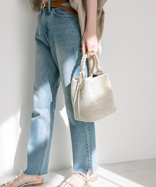 RIVE DROITE（リヴドロワ）の「CITY BASKETハンドバッグ（ハンドバッグ・レディース・ブラック/アイボリー・FREE）」の14枚目の写真