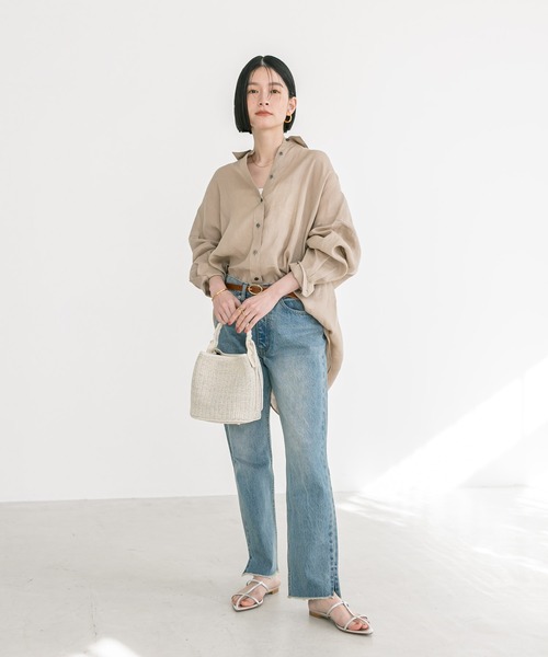 RIVE DROITE（リヴドロワ）の「CITY BASKETハンドバッグ（ハンドバッグ・レディース・ブラック/アイボリー・FREE）」の13枚目の写真