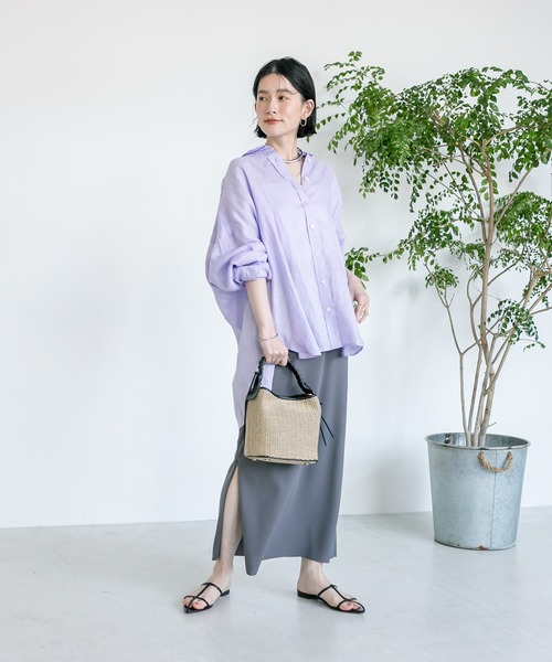 RIVE DROITE（リヴドロワ）の「CITY BASKETハンドバッグ（ハンドバッグ・レディース・ブラック/アイボリー・FREE）」の7枚目の写真