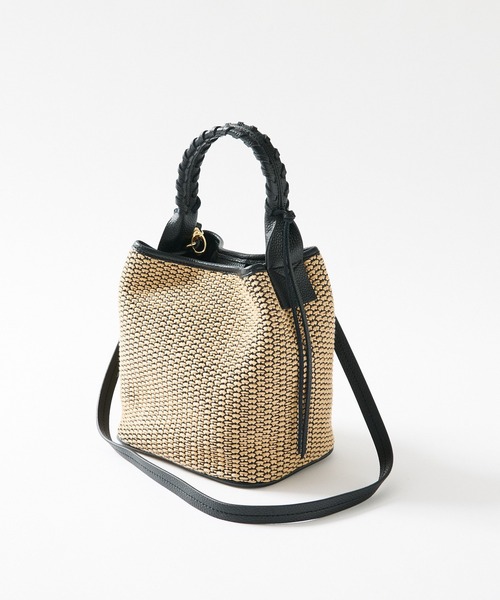 RIVE DROITE（リヴドロワ）の「CITY BASKETハンドバッグ（ハンドバッグ・レディース・ブラック/アイボリー・FREE）」の20枚目の写真