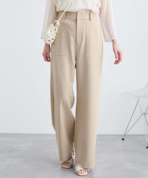 ROPE' PICNIC（ロペピクニック）の「【ご好評につき追加生産】ベイカーパンツ（その他パンツ・レディース・ベージュ/ネイビー/オフホワイト・38/40/36）」の2枚目の写真