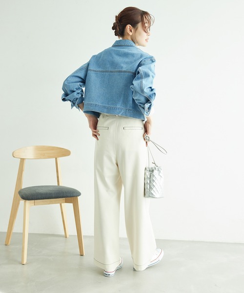 ROPE' PICNIC（ロペピクニック）の「【ご好評につき追加生産】ベイカーパンツ（その他パンツ・レディース・ベージュ/ネイビー/オフホワイト・38/40/36）」の6枚目の写真