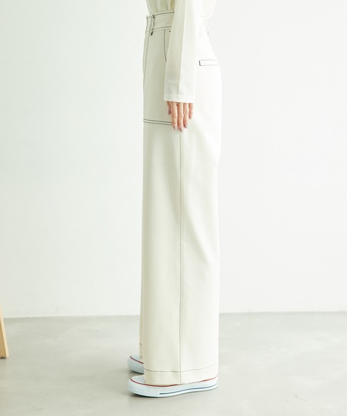 ROPE' PICNIC（ロペピクニック）の「【ご好評につき追加生産】ベイカーパンツ（その他パンツ・レディース・ベージュ/ネイビー/オフホワイト・38/40/36）」の19枚目の写真