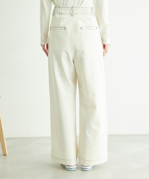 ROPE' PICNIC（ロペピクニック）の「【ご好評につき追加生産】ベイカーパンツ（その他パンツ・レディース・ベージュ/ネイビー/オフホワイト・38/40/36）」の20枚目の写真