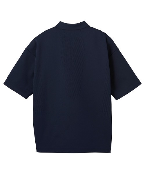 DESCENTE(デサント)の「テックジャガード ポロシャツ(ポロシャツ・メンズ・ブラック/ネイビー・XL/S/L/M)」の3枚目の写真