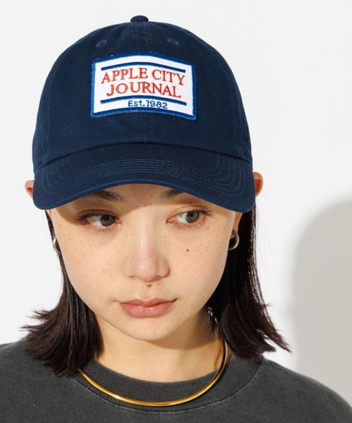 【セール】'【PARROTT CANVAS/パロットキャンバス】'APPLE CITY JOURNAL'ロゴ キャップ'（キャップ