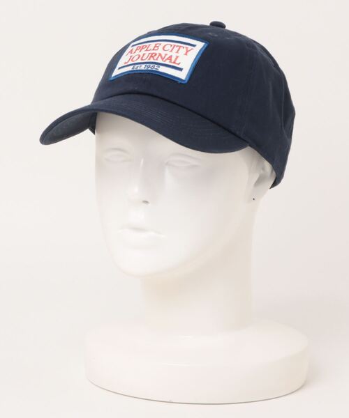 Rouge vif la cle(ルージュヴィフラクレ)の「【PARROTT CANVAS/パロットキャンバス】"APPLE CITY JOURNAL"ロゴ キャップ(キャップ・レディース・ネイビー・フリー)」の8枚目の写真