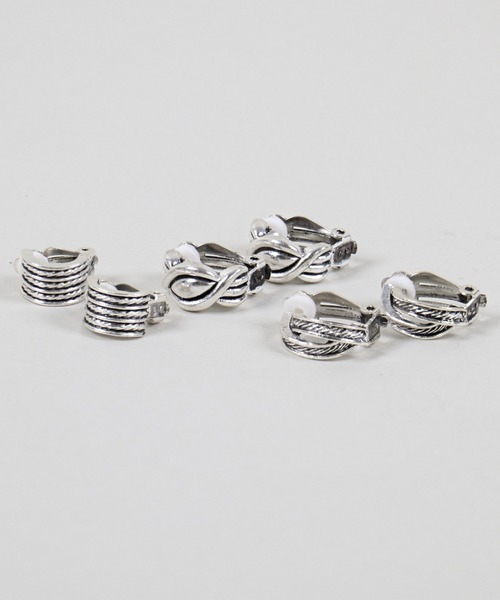 SPINNS（スピンズ）の「アンティークシルバー フープイヤリング（イヤリング・レディース・C/A/B・ONESIZE）」の5枚目の写真