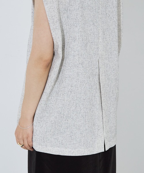 NOMINE（ノミネ）の「【セットアップ着用可】SHINE/ツイードベスト（ベスト・レディース・シルバー/ブラック/オフホワイト・フリー）」の19枚目の写真