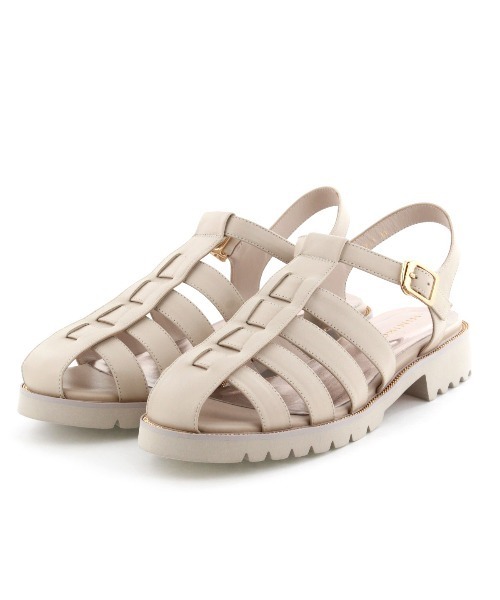 HIMIKO（ヒミコ）の「【HIMIKO】グルカサンダル/641221（サンダル・レディース・ブラック/アイボリー/グリーン/ダークブラウン・22.0cm/22.5cm/23.0cm/23.5cm/24.0cm/24.5cm/25.0cm/21.5cm/25.5cm/26.0cm/26.5cm）」の7枚目の写真