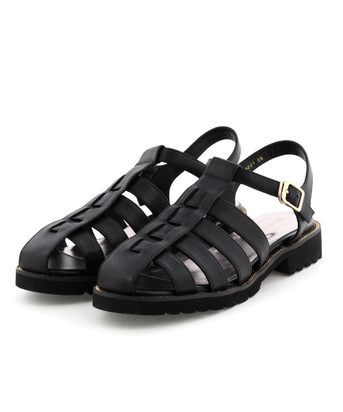 HIMIKO（ヒミコ）の「【HIMIKO】グルカサンダル/641221（サンダル・レディース・ブラック/アイボリー/グリーン/ダークブラウン・22.0cm/22.5cm/23.0cm/23.5cm/24.0cm/24.5cm/25.0cm/21.5cm/25.5cm/26.0cm/26.5cm）」の8枚目の写真