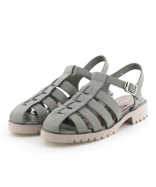 HIMIKO（ヒミコ）の「【HIMIKO】グルカサンダル/641221（サンダル・レディース・ブラック/アイボリー/グリーン/ダークブラウン・22.0cm/22.5cm/23.0cm/23.5cm/24.0cm/24.5cm/25.0cm/21.5cm/25.5cm/26.0cm/26.5cm）」の10枚目の写真