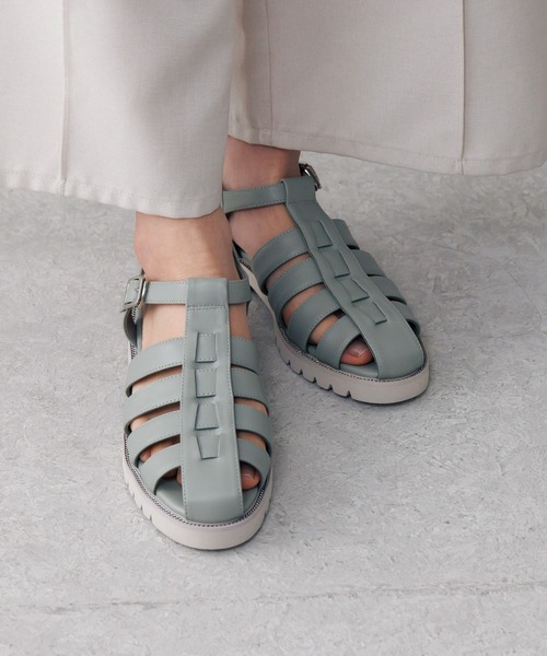 HIMIKO（ヒミコ）の「【HIMIKO】グルカサンダル/641221（サンダル・レディース・ブラック/アイボリー/グリーン/ダークブラウン・22.0cm/22.5cm/23.0cm/23.5cm/24.0cm/24.5cm/25.0cm/21.5cm/25.5cm/26.0cm/26.5cm）」の12枚目の写真