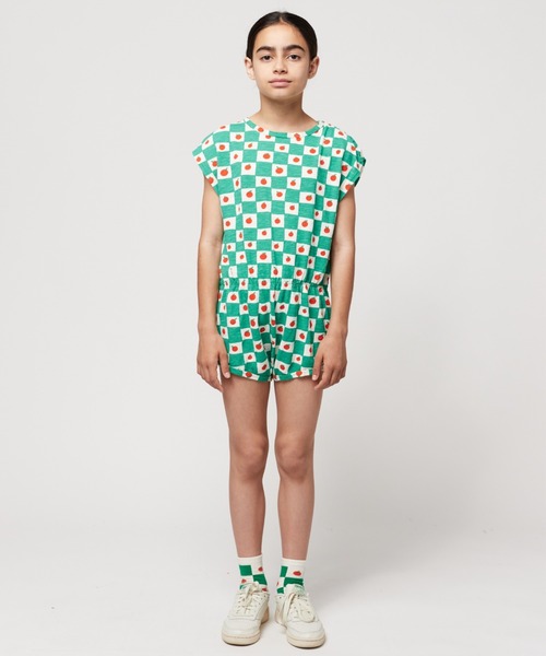 BOBO CHOSES(ボボショーズ)の「Tomato all over playsuit(つなぎ/オールインワン・キッズ・オフホワイト・10Y-12Y/12Y-14Y/2y-3y/4-5YEAR/6-7YEAR/8Y-10Y)」の9枚目の写真