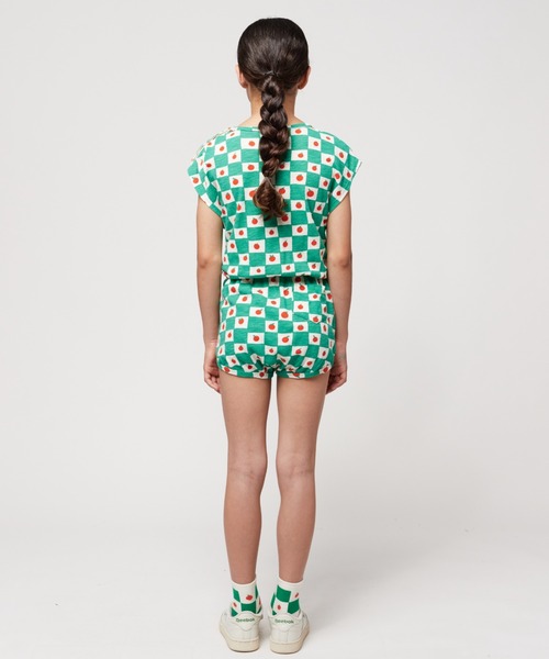 BOBO CHOSES(ボボショーズ)の「Tomato all over playsuit(つなぎ/オールインワン・キッズ・オフホワイト・10Y-12Y/12Y-14Y/2y-3y/4-5YEAR/6-7YEAR/8Y-10Y)」の4枚目の写真