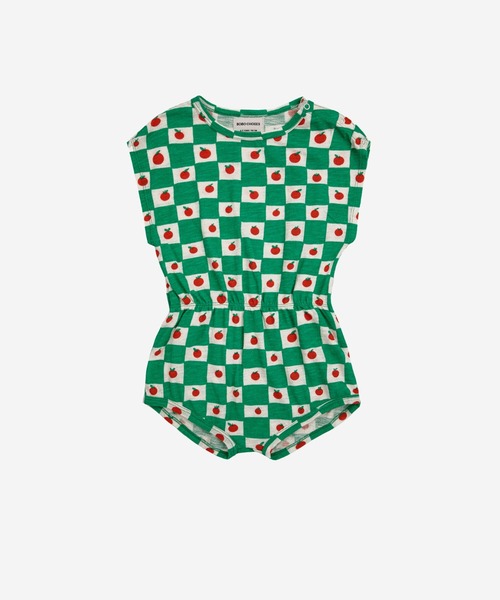 BOBO CHOSES(ボボショーズ)の「Tomato all over playsuit(つなぎ/オールインワン・キッズ・オフホワイト・10Y-12Y/12Y-14Y/2y-3y/4-5YEAR/6-7YEAR/8Y-10Y)」の5枚目の写真