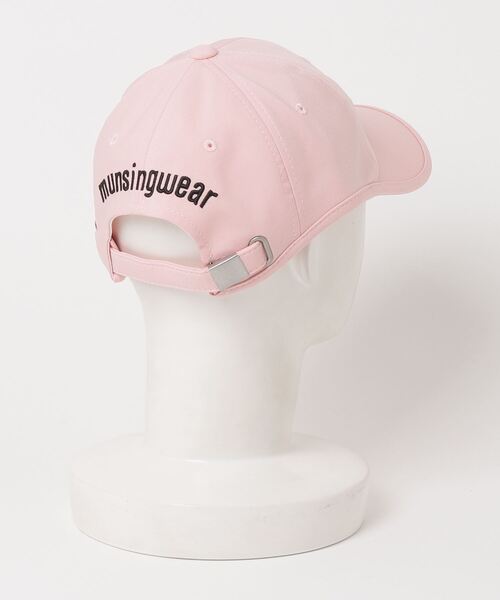 MUNSINGWEAR(マンシングウェア)の「【ENVOY】ペンギン刺しゅう ウエーブカットキャップ(キャップ・レディース・ピンク/ホワイト/ブラック・F)」の7枚目の写真