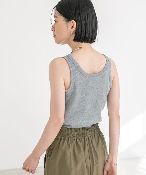 RIVE DROITE（リヴドロワ）の「ラメリブタンクトップ（タンクトップ・レディース・シルバー/グレー・FREE）」の17枚目の写真