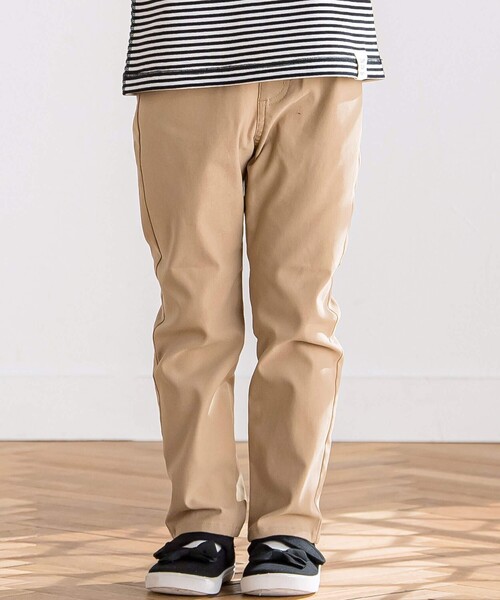 SLAP SLIP(スラップスリップ)の「らくのびスーパーストレッチツイルパンツ(90~150cm)(その他パンツ・キッズ・オフホワイト/ブラック/ベージュ/パープル/ピンク/グリーン/ブルー系その他2/ネイビー/オレンジ/グリーン系その他/ベージュ系その他/ブラック系その他・130cm/140cm/90cm/110cm/120cm/100cm/150cm)」の6枚目の写真