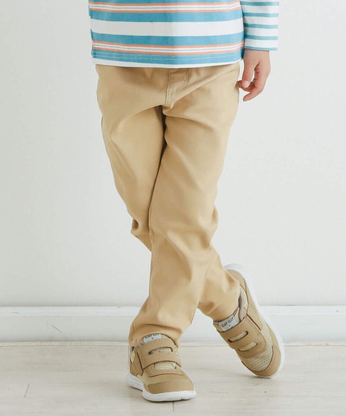 SLAP SLIP(スラップスリップ)の「らくのびスーパーストレッチツイルパンツ(90~150cm)(その他パンツ・キッズ・オフホワイト/ブラック/ベージュ/パープル/ピンク/グリーン/ブルー系その他2/ネイビー/オレンジ/グリーン系その他/ベージュ系その他/ブラック系その他・130cm/140cm/90cm/110cm/120cm/100cm/150cm)」の5枚目の写真