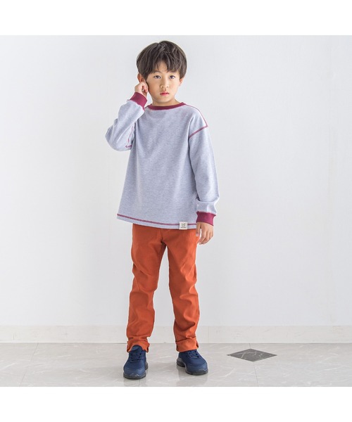 SLAP SLIP(スラップスリップ)の「らくのびスーパーストレッチツイルパンツ(90~150cm)(その他パンツ・キッズ・オフホワイト/ブラック/ベージュ/パープル/ピンク/グリーン/ブルー系その他2/ネイビー/オレンジ/グリーン系その他/ベージュ系その他/ブラック系その他・130cm/140cm/90cm/110cm/120cm/100cm/150cm)」の17枚目の写真