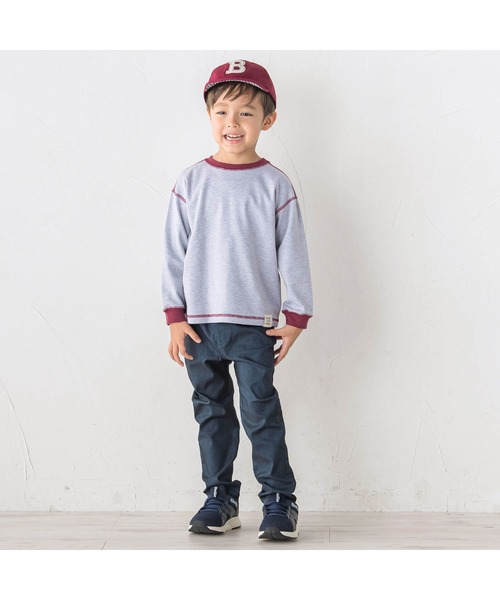 SLAP SLIP(スラップスリップ)の「らくのびスーパーストレッチツイルパンツ(90~150cm)(その他パンツ・キッズ・オフホワイト/ブラック/ベージュ/パープル/ピンク/グリーン/ブルー系その他2/ネイビー/オレンジ/グリーン系その他/ベージュ系その他/ブラック系その他・130cm/140cm/90cm/110cm/120cm/100cm/150cm)」の14枚目の写真