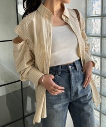 肩あきマルチウェイシャツ【WEB限定商品】