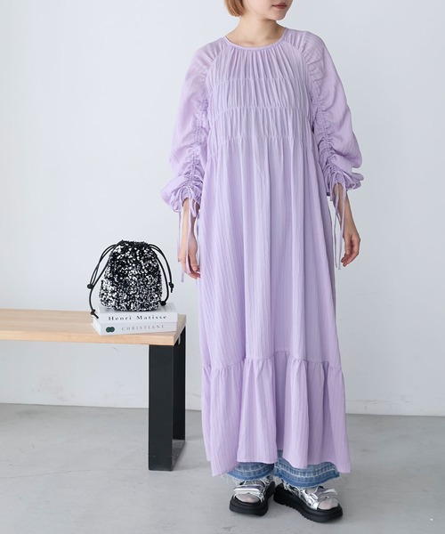 forksy.】シアードロストワンピース（ワンピース）｜forksy.（フォルク