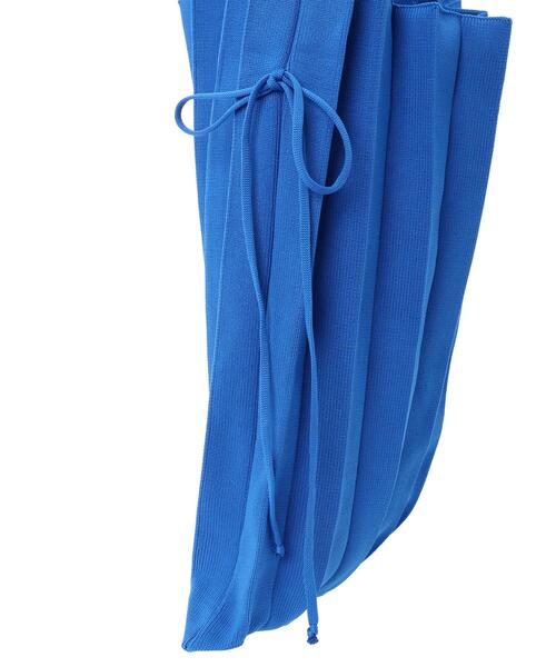 Green　Parks（グリーンパークス）の「OTO.HA.プリーツニットバッグ（エコバッグ/サブバッグ・レディース・アイボリー/ブラック/ブルー/ピンク・FREE）」の12枚目の写真