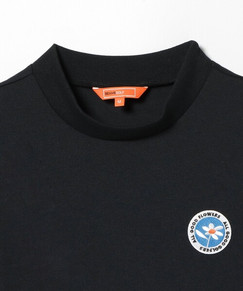 BEAMS GOLF フラワーロゴ モックネックニット M BEAMS GOLF フラワーロゴ モックネックニット M ゴルフ