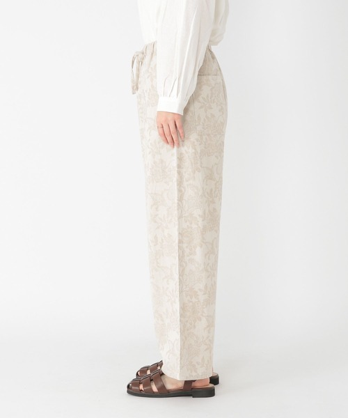 studio CLIP（スタディオクリップ）の「ジャガードイージーパンツ[プチサイズあり]（その他パンツ・レディース・ブラック/アイボリー・PF/FREE）」の7枚目の写真