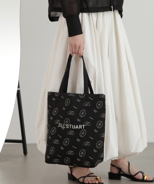 JILL STUART(ジルスチュアート)の「◆【EC別注】ライトキャンバストート(トートバッグ・レディース・ベージュ/ピンク/ブラック・フリ-)」の2枚目の写真