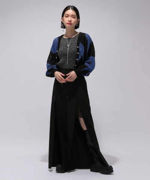 HARE（ハレ）の「ディープスリットレースパンツ(HARE)（その他パンツ・レディース・ライトグレー/ブラック・FREE）」の14枚目の写真