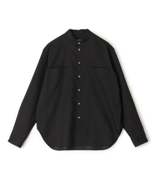 ウォッシャブルギャバジン スタンドカラーシャツ（シャツ/ブラウス