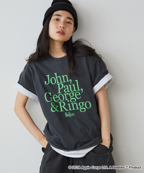 GOOD ROCK SPEED（グッドロックスピード）の「GOOD ROCK SPEED/グッドロックスピード THE BEATLES Tshirt Tシャツ（Tシャツ/カットソー・レディース・チャコール・L/M）」の10枚目の写真