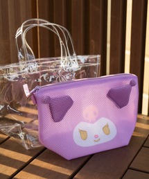 【 sanrio / サンリオ 】 クリアサウナバッグ メッシュインナーポーチ BSMB1 SAUNA BAG SKE