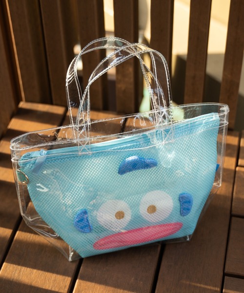 sanrio / サンリオ 】 クリアサウナバッグ メッシュインナーポーチ