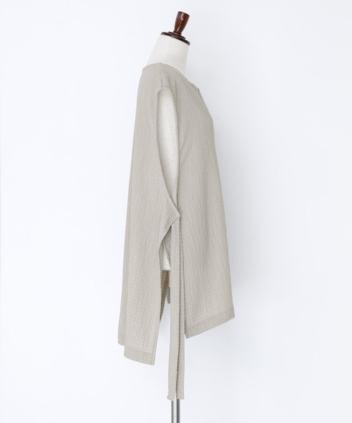 n'OrLABEL（ノアールレーベル）の「『脇リボンベスト』（ベスト・レディース・ブラック/グレイッシュベージュ・FREE）」の8枚目の写真