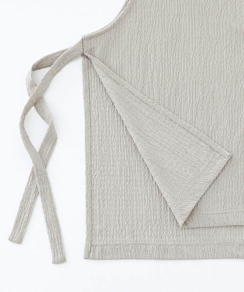 n'OrLABEL（ノアールレーベル）の「『脇リボンベスト』（ベスト・レディース・ブラック/グレイッシュベージュ・FREE）」の5枚目の写真